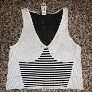 Black and White Tank top